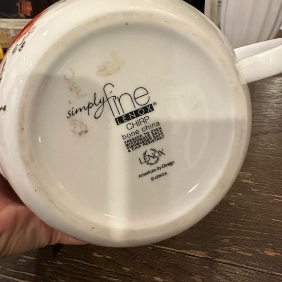 Lenox Dining Lenox Simply Fine Chirp Teapot Fine Bone China With